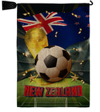 World Cup New Zealand - Sports Interests Vertical Impressions Decorative Flags HG190132 Made In USA