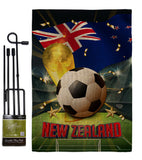 World Cup New Zealand - Sports Interests Vertical Impressions Decorative Flags HG190132 Made In USA