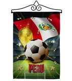 World Cup Peru - Sports Interests Vertical Impressions Decorative Flags HG190133 Made In USA