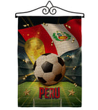 World Cup Peru - Sports Interests Vertical Impressions Decorative Flags HG190133 Made In USA