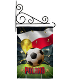 World Cup Poland - Sports Interests Vertical Impressions Decorative Flags HG190134 Made In USA