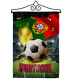 World Cup Portugal - Sports Interests Vertical Impressions Decorative Flags HG190135 Made In USA