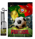 World Cup Portugal - Sports Interests Vertical Impressions Decorative Flags HG190135 Made In USA