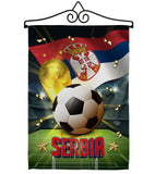 World Cup Serbia - Sports Interests Vertical Impressions Decorative Flags HG190139 Made In USA