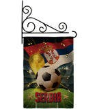 World Cup Serbia - Sports Interests Vertical Impressions Decorative Flags HG190139 Made In USA