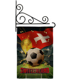 World Cup Switzerland - Sports Interests Vertical Impressions Decorative Flags HG190142 Made In USA