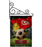 World Cup Tunisia - Sports Interests Vertical Impressions Decorative Flags HG190143 Made In USA