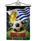 World Cup Uruguay - Sports Interests Vertical Impressions Decorative Flags HG190147 Made In USA