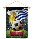 World Cup Uruguay - Sports Interests Vertical Impressions Decorative Flags HG190147 Made In USA