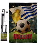 World Cup Uruguay - Sports Interests Vertical Impressions Decorative Flags HG190147 Made In USA