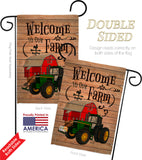 Welcome to our Farm - Southern Country & Primitive Vertical Impressions Decorative Flags HG137013 Made In USA