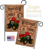 Welcome to our Farm - Southern Country & Primitive Vertical Impressions Decorative Flags HG137013 Made In USA