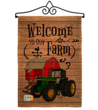 Welcome to our Farm - Southern Country & Primitive Vertical Impressions Decorative Flags HG137013 Made In USA