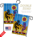 Kokopelli Dream - Southwest Country & Primitive Vertical Impressions Decorative Flags HG115079 Made In USA