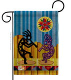 Kokopelli Dream - Southwest Country & Primitive Vertical Impressions Decorative Flags HG115079 Made In USA