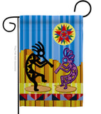 Kokopelli Dream - Southwest Country & Primitive Vertical Impressions Decorative Flags HG115079 Made In USA