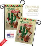 Fiesta Cinco de Mayo - Southwest Country & Primitive Vertical Impressions Decorative Flags HG115128 Made In USA