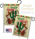 Fiesta Cinco de Mayo - Southwest Country & Primitive Vertical Impressions Decorative Flags HG115128 Made In USA