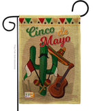 Fiesta Cinco de Mayo - Southwest Country & Primitive Vertical Impressions Decorative Flags HG115128 Made In USA