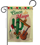 Fiesta Cinco de Mayo - Southwest Country & Primitive Vertical Impressions Decorative Flags HG115128 Made In USA