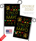 Serape Cinco de Mayo - Southwest Country & Primitive Vertical Impressions Decorative Flags HG115129 Made In USA