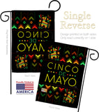 Serape Cinco de Mayo - Southwest Country & Primitive Vertical Impressions Decorative Flags HG115129 Made In USA