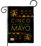 Serape Cinco de Mayo - Southwest Country & Primitive Vertical Impressions Decorative Flags HG115129 Made In USA