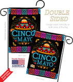 Picado Cinco de Mayo - Southwest Country & Primitive Vertical Impressions Decorative Flags HG115138 Made In USA
