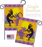 Kokopelli - Southwest Country & Primitive Vertical Impressions Decorative Flags HG115142 Made In USA