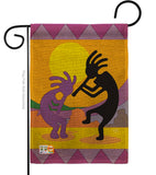 Kokopelli - Southwest Country & Primitive Vertical Impressions Decorative Flags HG115142 Made In USA