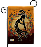 Kokopelli Playing Flute - Southwest Country & Primitive Vertical Impressions Decorative Flags HG115145 Made In USA