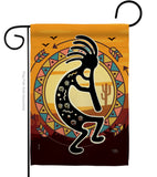 Kokopelli Playing Flute - Southwest Country & Primitive Vertical Impressions Decorative Flags HG115145 Made In USA