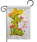 Cactus Cinco de Mayo - Southwest Country & Primitive Vertical Impressions Decorative Flags HG115178 Made In USA