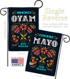 Viva Mexico - Southwest Country & Primitive Vertical Impressions Decorative Flags HG115179 Made In USA