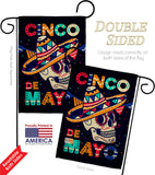 Skull Cinco De Mayo - Southwest Country & Primitive Vertical Impressions Decorative Flags HG115180 Made In USA