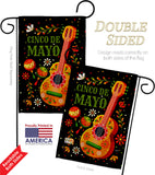 Celebrate Cinco De Mayo - Southwest Country & Primitive Vertical Impressions Decorative Flags HG115224 Made In USA