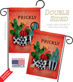 Prickly But Beautiful - Southwest Country & Primitive Vertical Impressions Decorative Flags HG115227 Made In USA