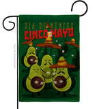 Avocado Fiesta - Southwest Country & Primitive Vertical Impressions Decorative Flags HG115234 Made In USA