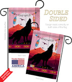 Stay Wild - Southwest Country & Primitive Vertical Impressions Decorative Flags HG137018 Made In USA