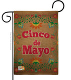 Suzani Cinoco de Mayo - Southwest Country & Primitive Vertical Impressions Decorative Flags HG137042 Made In USA