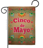 Suzani Cinoco de Mayo - Southwest Country & Primitive Vertical Impressions Decorative Flags HG137042 Made In USA