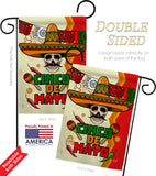 Calavera Cinco de Mayo - Southwest Country & Primitive Vertical Impressions Decorative Flags HG137045 Made In USA