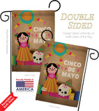 Cinco de Mayo Day - Southwest Country & Primitive Vertical Impressions Decorative Flags HG192059 Made In USA