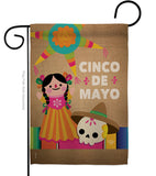 Cinco de Mayo Day - Southwest Country & Primitive Vertical Impressions Decorative Flags HG192059 Made In USA