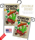 El Cinco de Mayo - Southwest Country & Primitive Vertical Impressions Decorative Flags HG192060 Made In USA