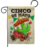 El Cinco de Mayo - Southwest Country & Primitive Vertical Impressions Decorative Flags HG192060 Made In USA