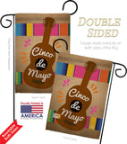 Celebrate Guitarron Cinco De Mayo - Southwest Country & Primitive Vertical Impressions Decorative Flags HG192062 Made In USA