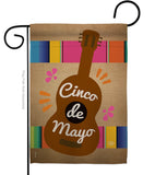 Celebrate Guitarron Cinco De Mayo - Southwest Country & Primitive Vertical Impressions Decorative Flags HG192062 Made In USA