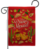 Viva Mexico - Southwest Country & Primitive Vertical Impressions Decorative Flags HG192321 Made In USA