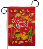 Viva Mexico - Southwest Country & Primitive Vertical Impressions Decorative Flags HG192321 Made In USA